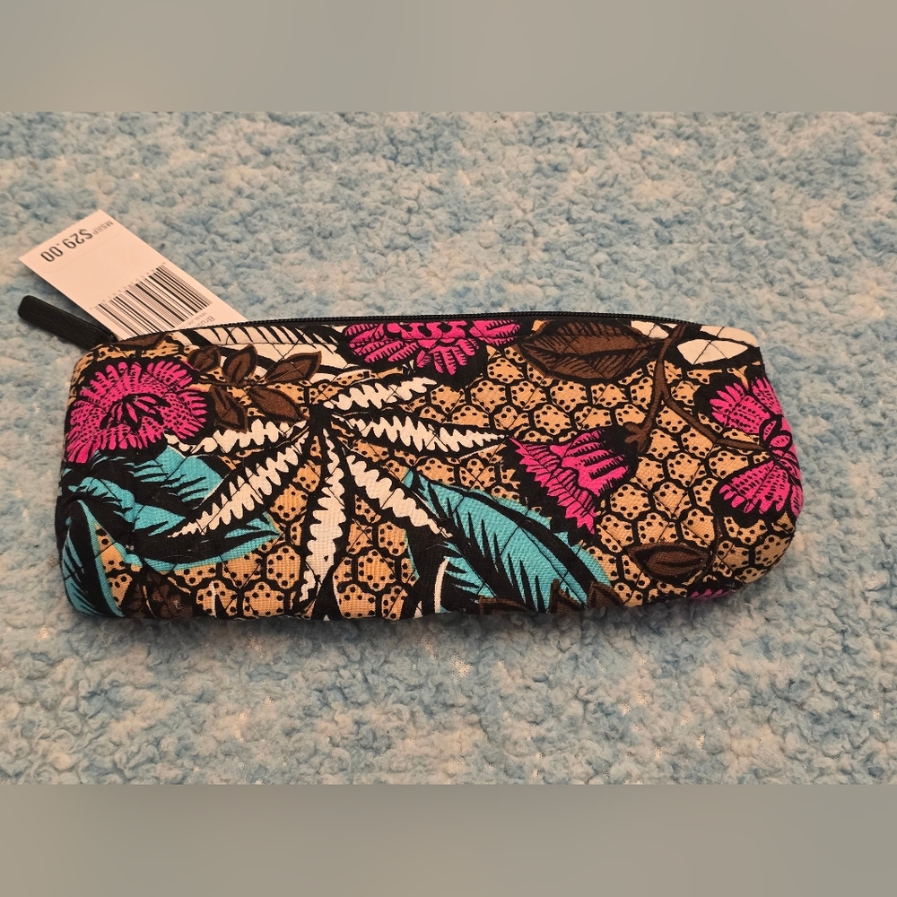 NEW Vera Bradley Brush & Pencil Case in "Canyon Road" Pattern